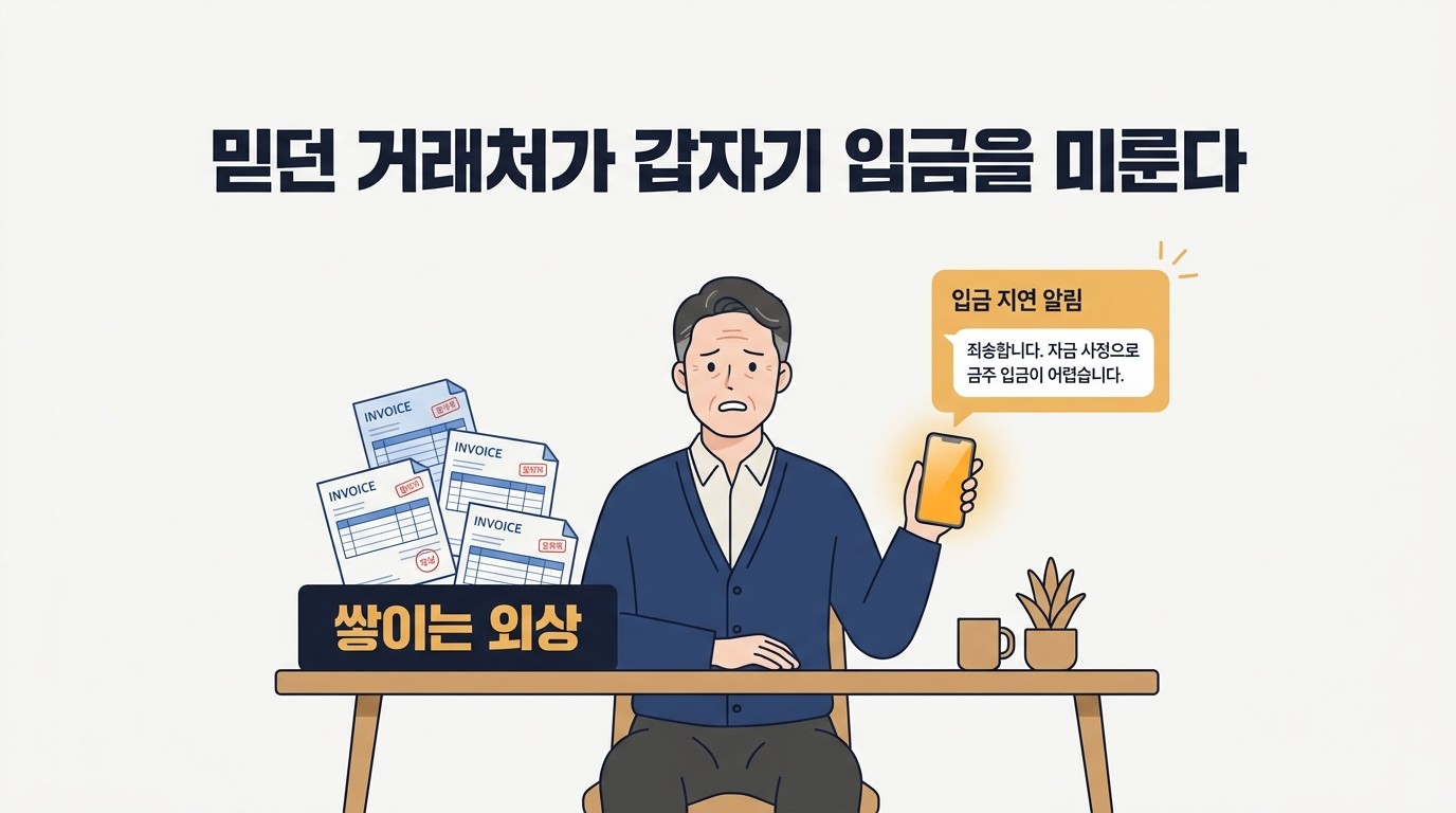 멀쩡한 거래처가 갑자기 돈을 안 줄 때