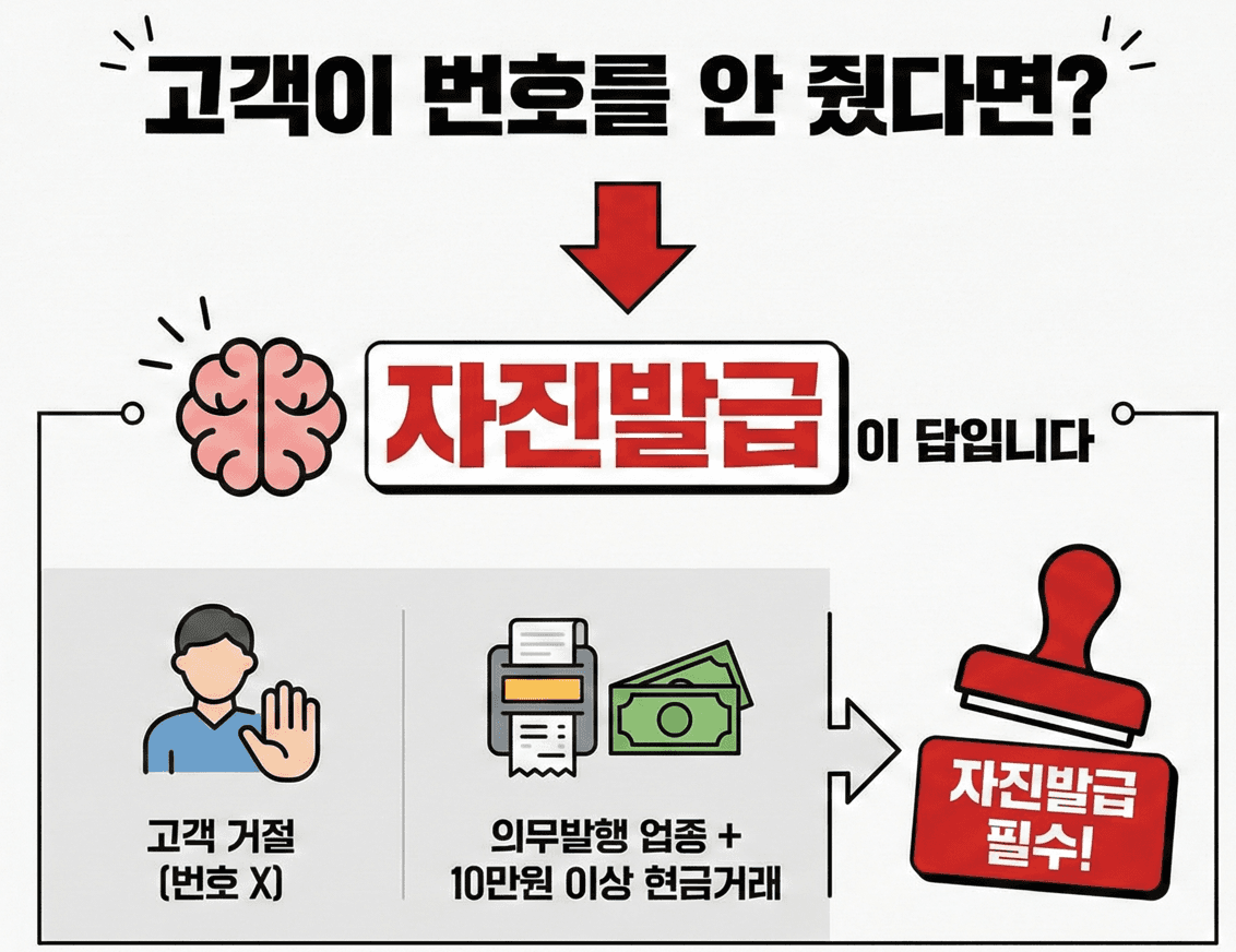 현금영수증 자진 발급
