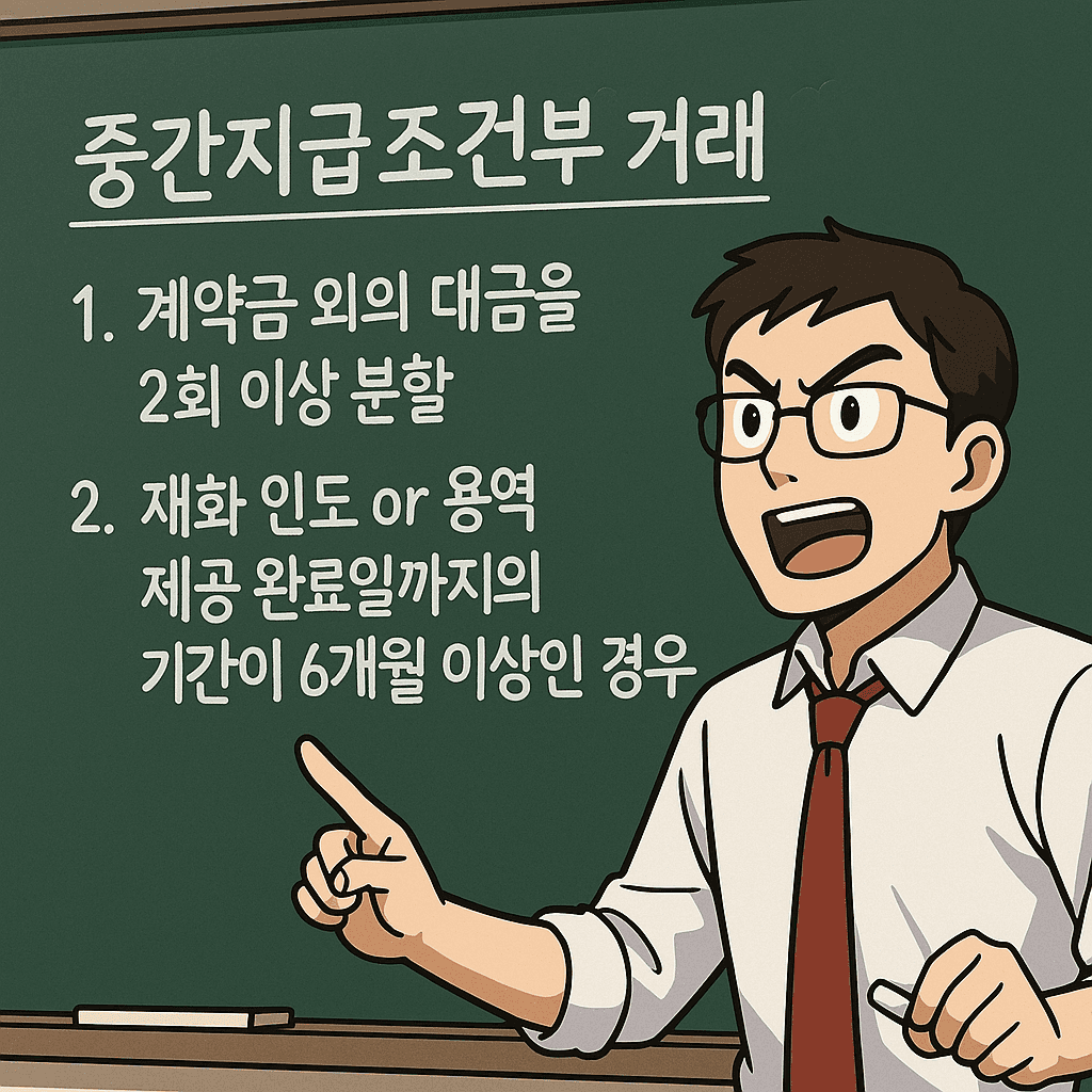 중간지급조건부 거래